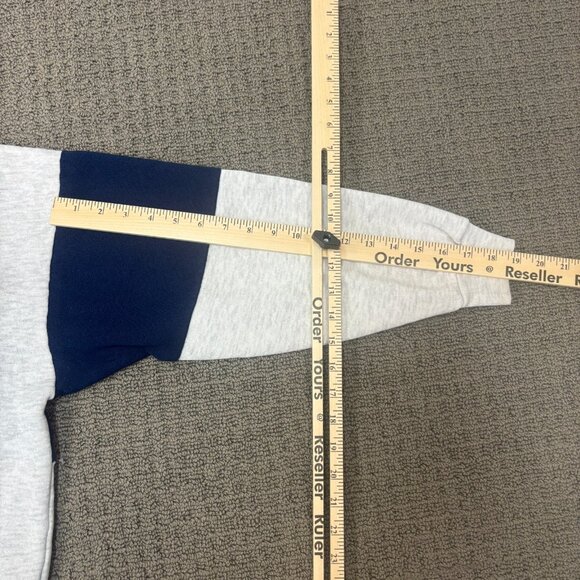 Vintage San Francisco Pullover Fleece Sweater Medium Quater Zip Lightweight 90s - Picture 10 of 11